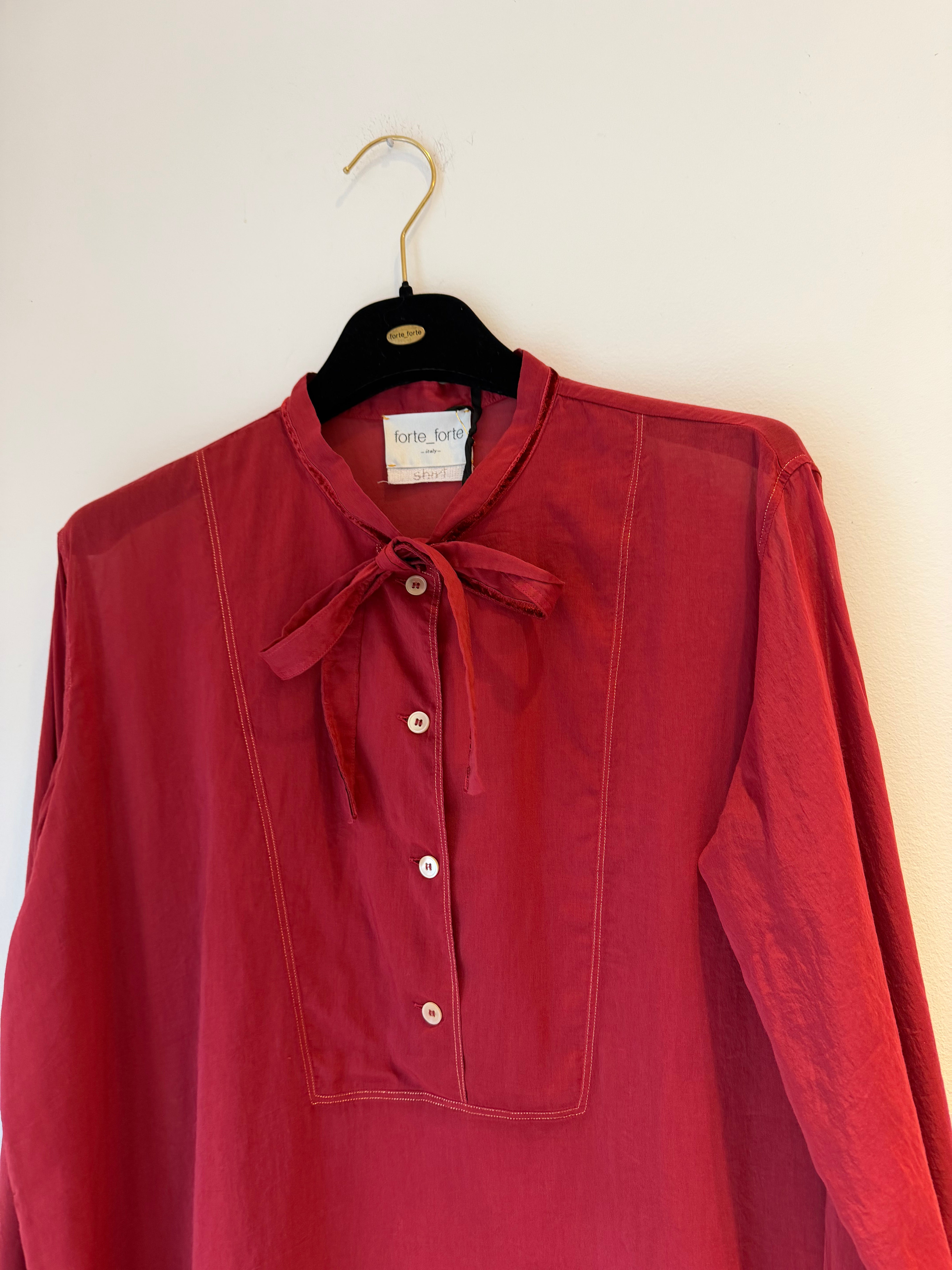 Forte Forte - My Shirt Bohemian pomegranate