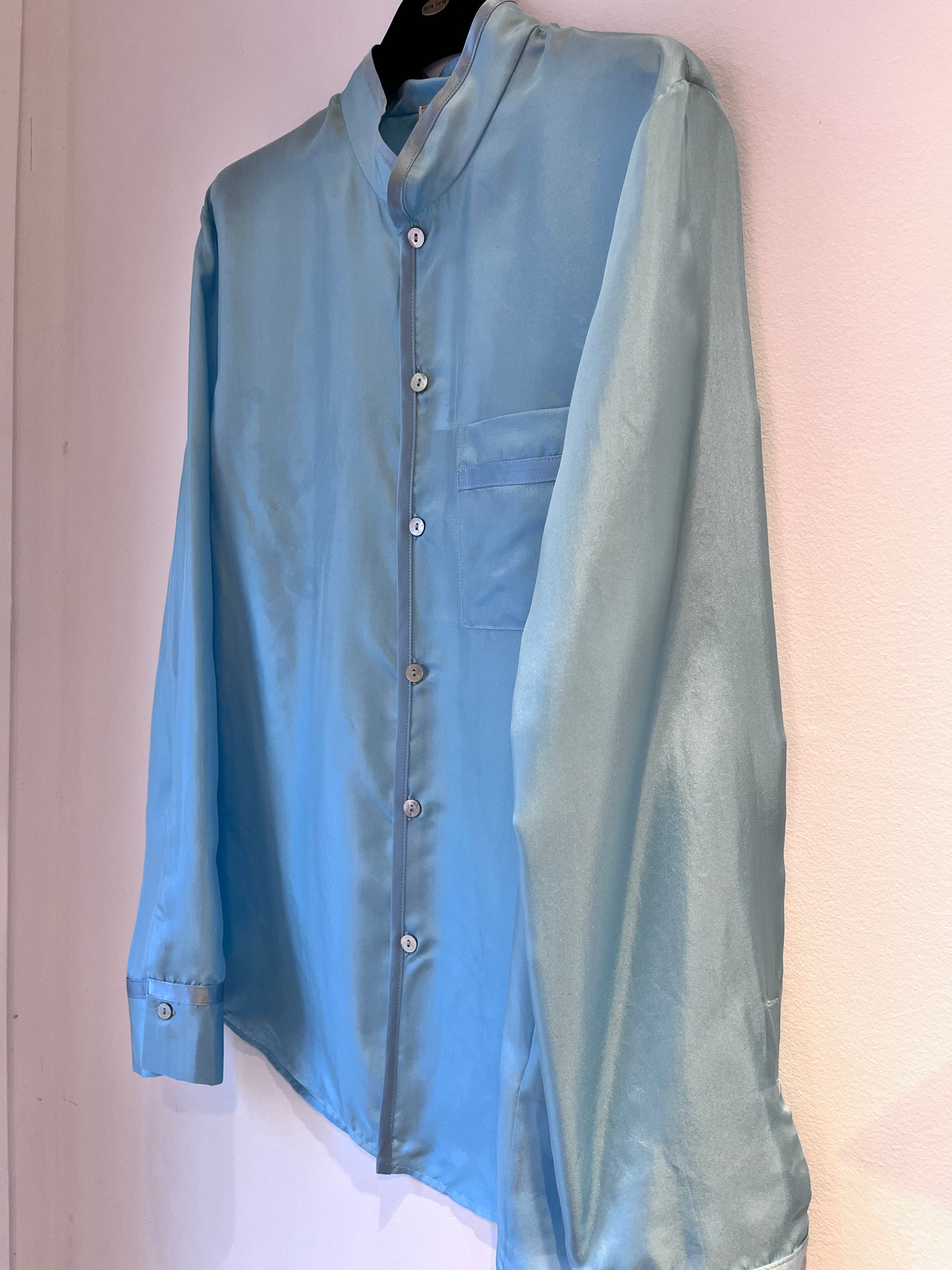 Forte Forte - Silk Shirt Acqua