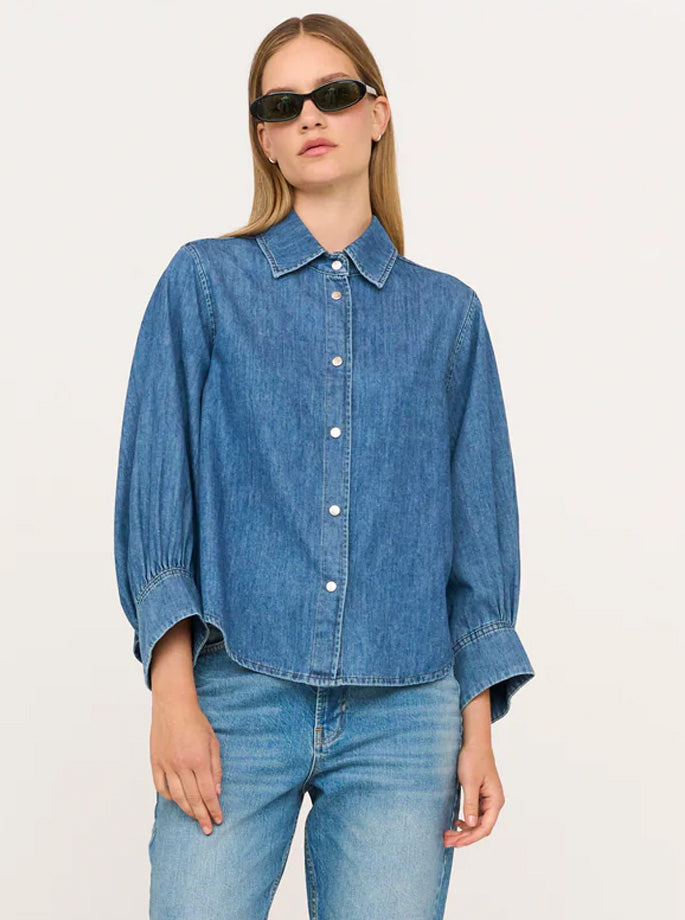 Tomorrow denim - New Hepburn Shirt Blue Denim