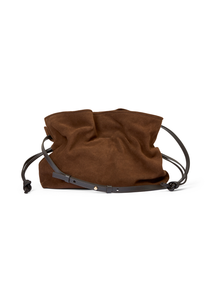 Infinito - Camilla Taske Suede Large Moka