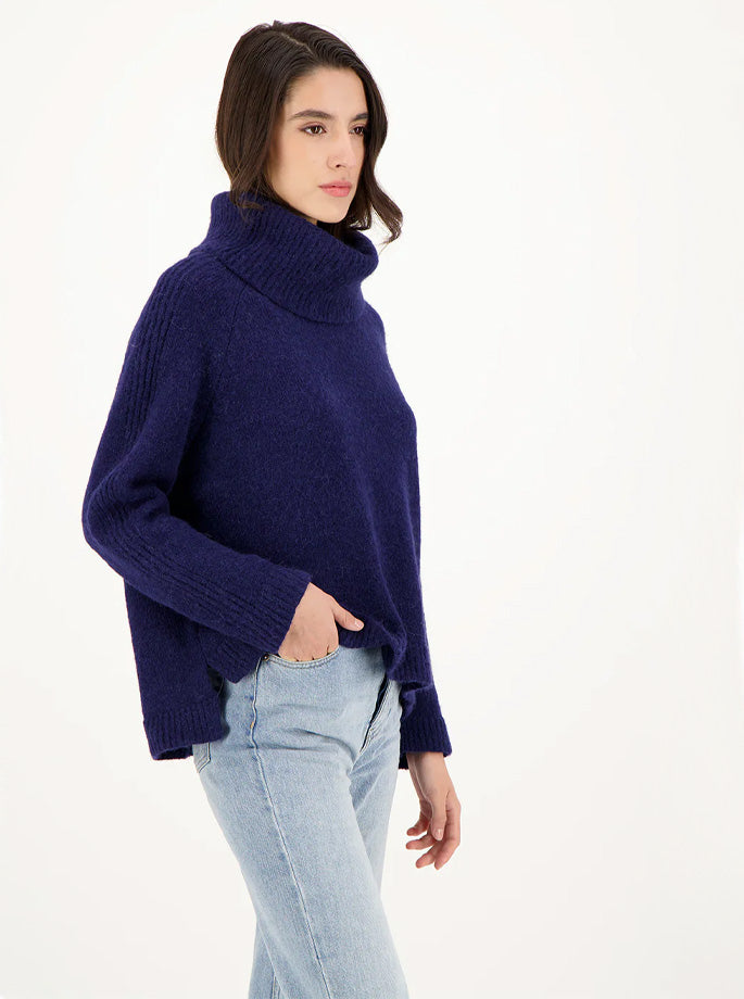 Les Racines du Ciel - Bleuenn Turtleneck Sweater Navy 