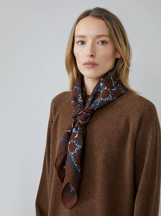 Moismont - N°680 Scarf Coffee