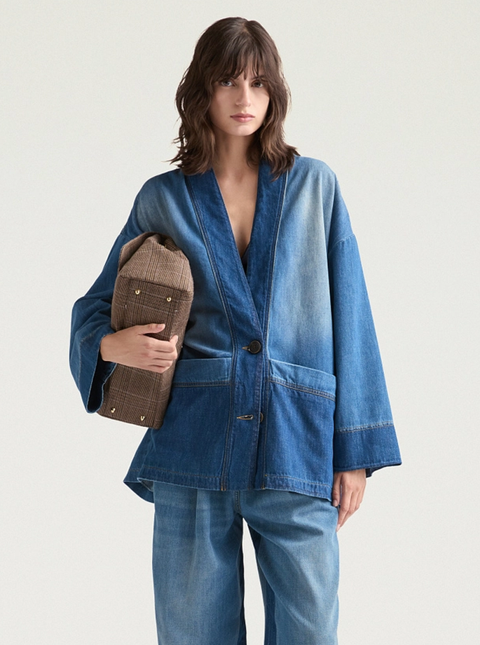 Momoni - Caroline Jacket Blue Jeans