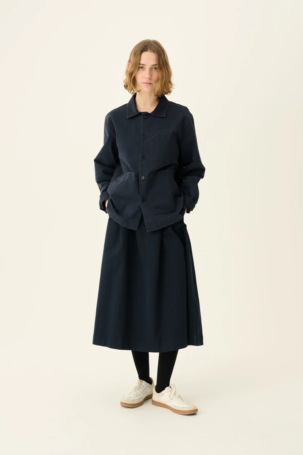 Rue De Tokyo - Cameron Organic Twill Jacket Dark Navy
