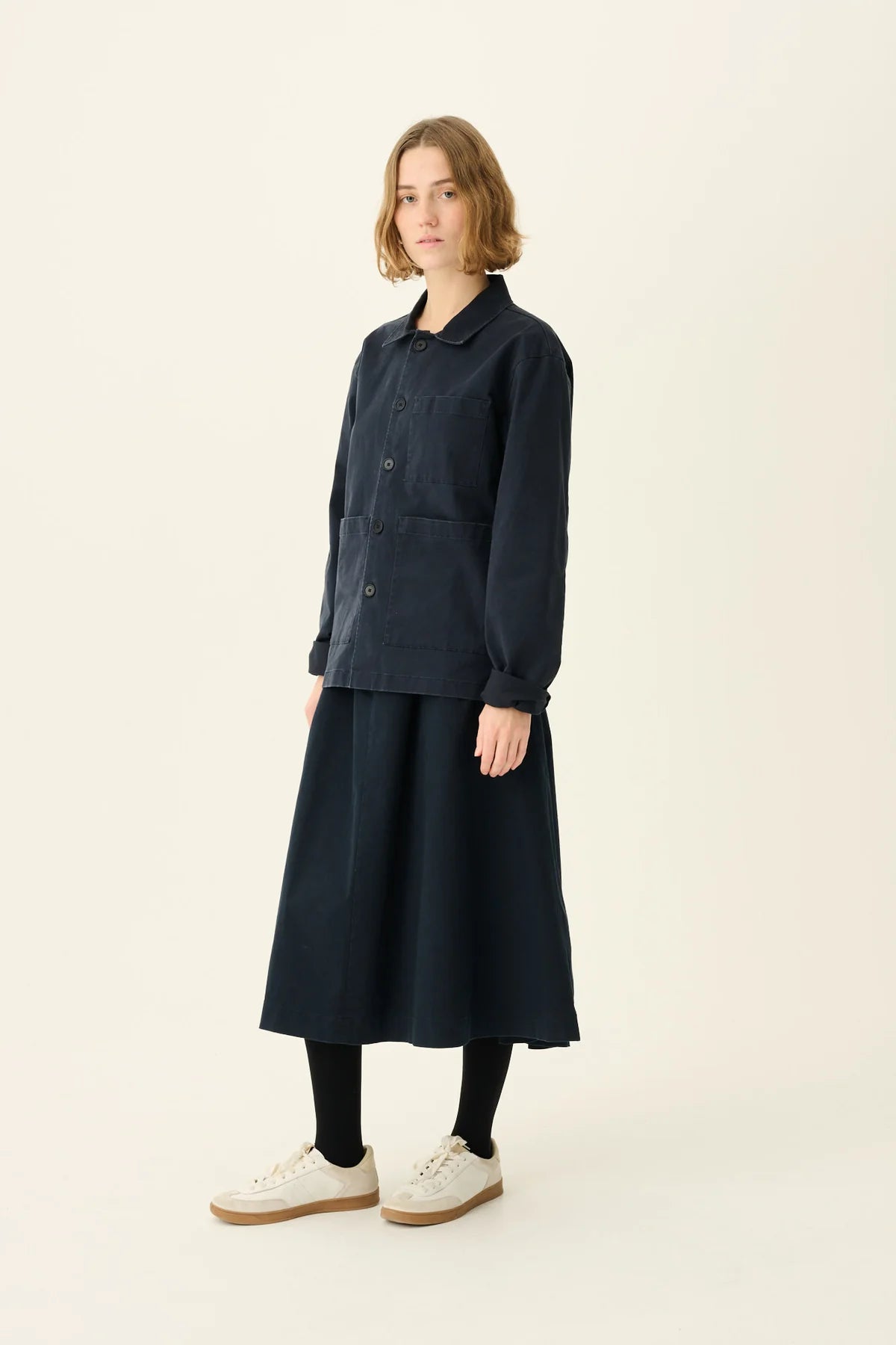Rue De Tokyo - Cameron Organic Twill Jacket Dark Navy
