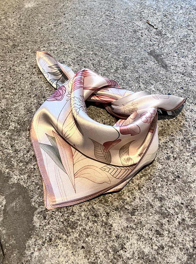 Plisse - Merrit Tørklæde Rose