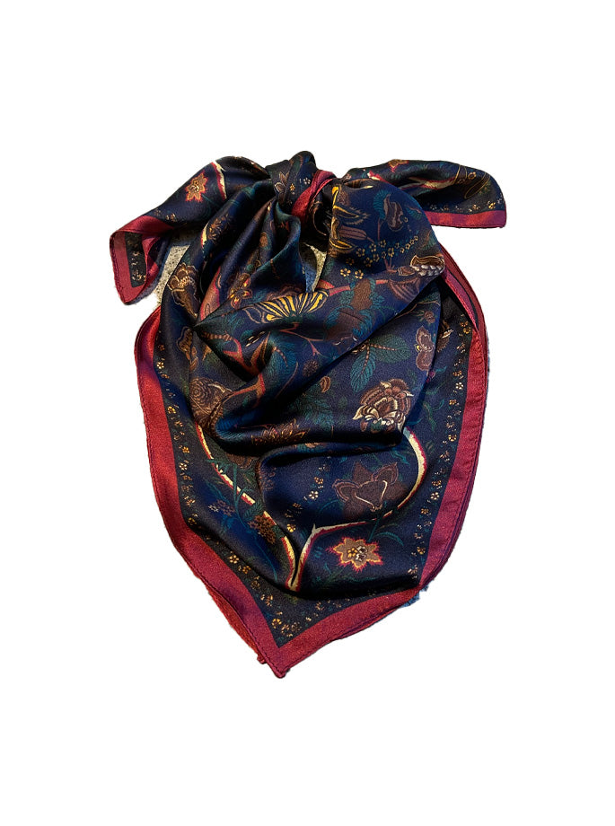 Plisse - Large Carmen Scarf Navy