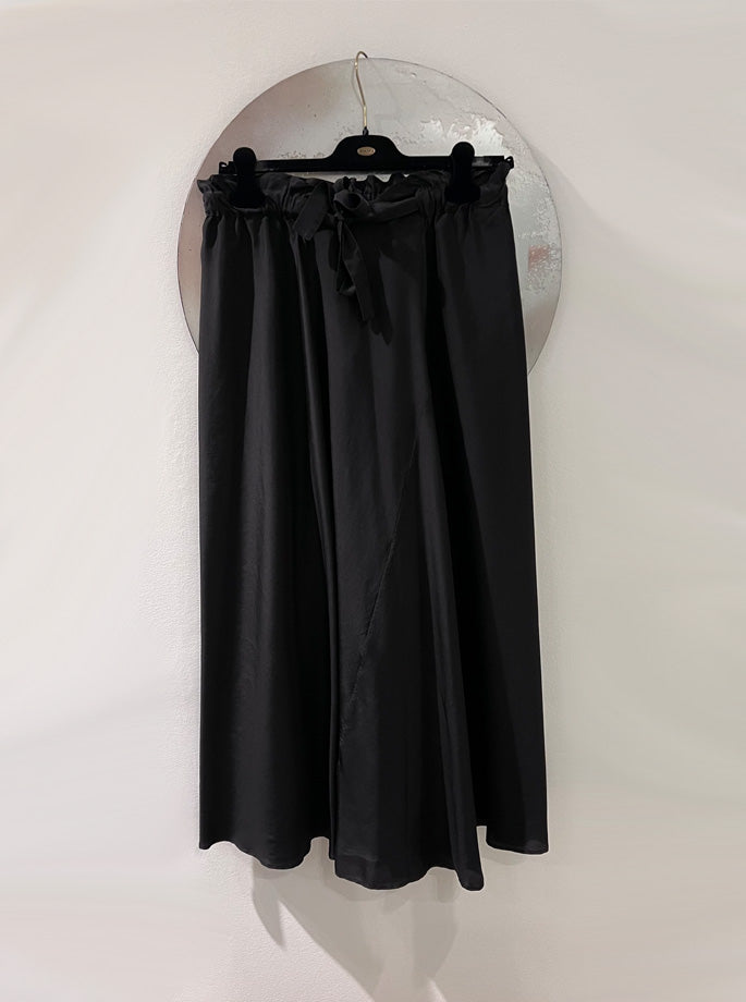 Pomandére - Silk Skirt Black