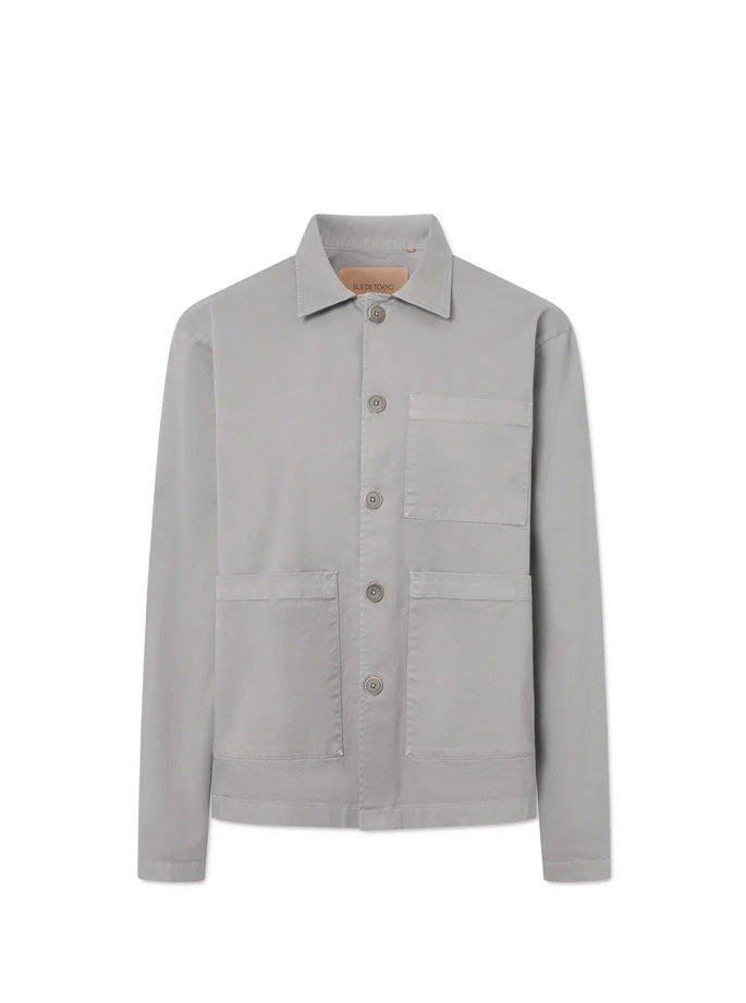 Rue De Tokyo - Cameron Dyed Twill Jacket Elephant Grey