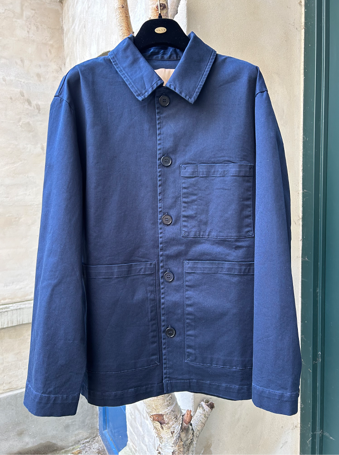 Rue De Tokyo - Cameron Organic Twill Jacket Dark Navy