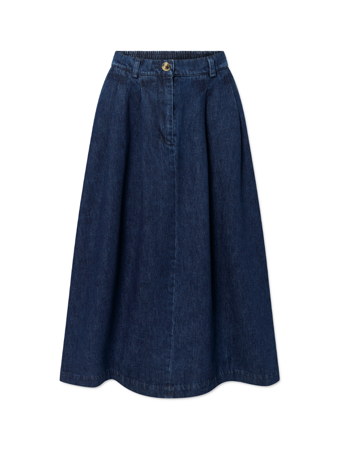 Rue De Tokyo - Prudie Dyed Twill Pants Dark Navy