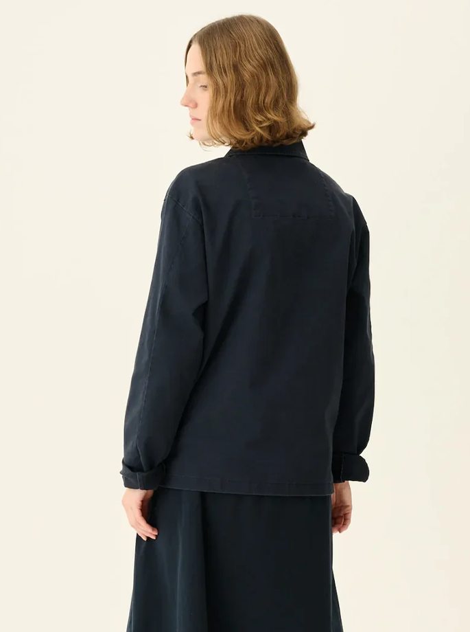 Rue De Tokyo - Cameron Organic Twill Jacket Dark Navy