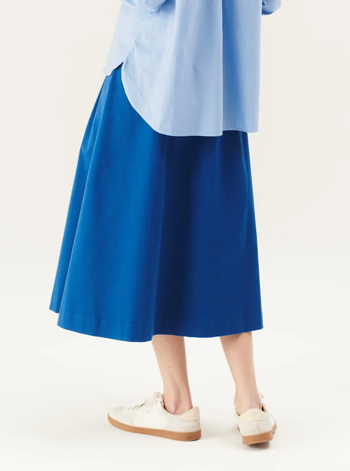 Rue De Tokyo - Pen Dyed Twill Dress Blue