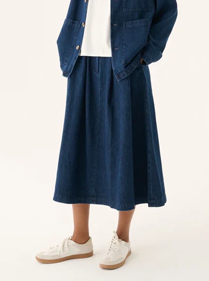 Rue De Tokyo - Prudie Dyed Twill Pants Dark Navy