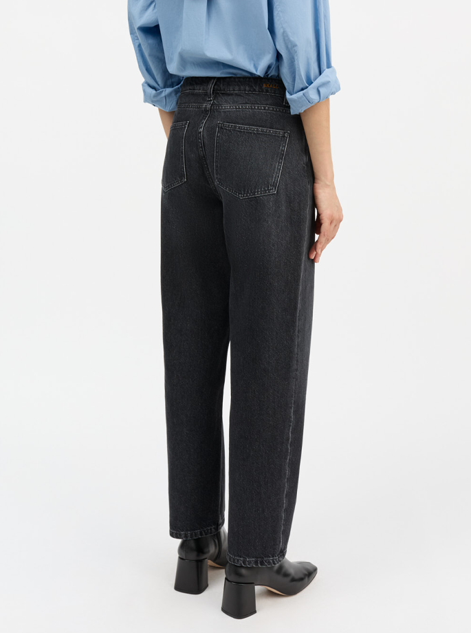 Shell - Allison Cropped Jeans Vintage Washed Black