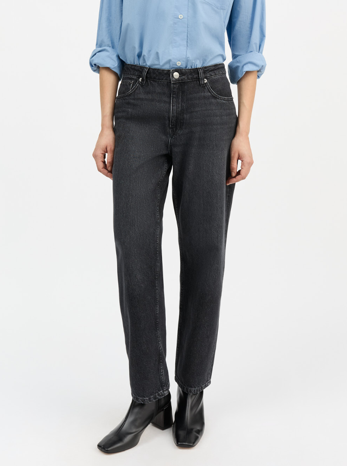 Shell - Allison Cropped Jeans Vintage Washed Black