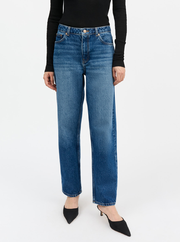 Shell - Allison Cropped Jeans Vintage Washed Blue