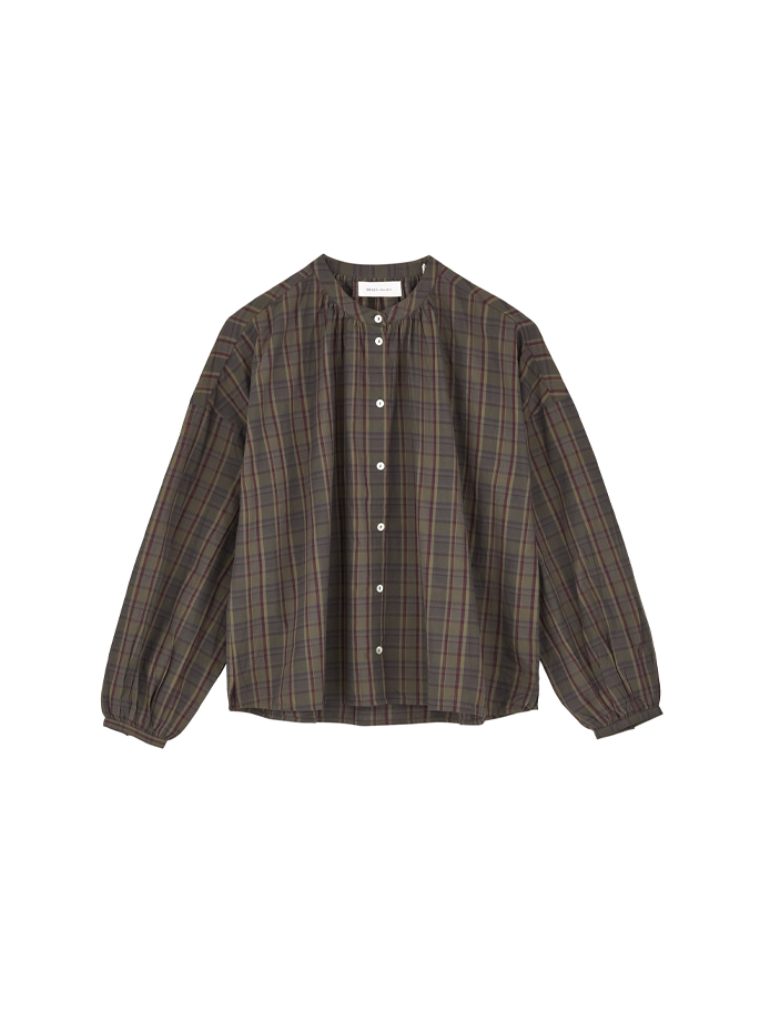 Shell - Cilla Shirt Green/Red Check