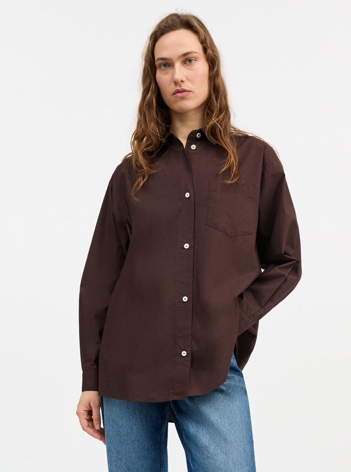 Shell - Edgar Shirt Dark Brown