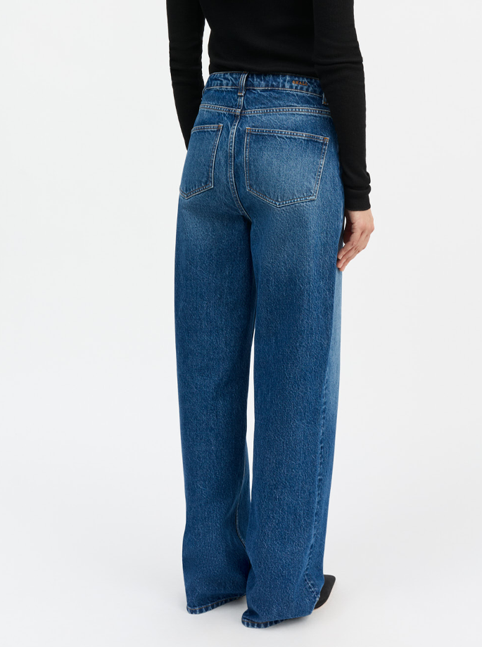 Shell - Allison Cropped Jeans Vintage Washed Blue