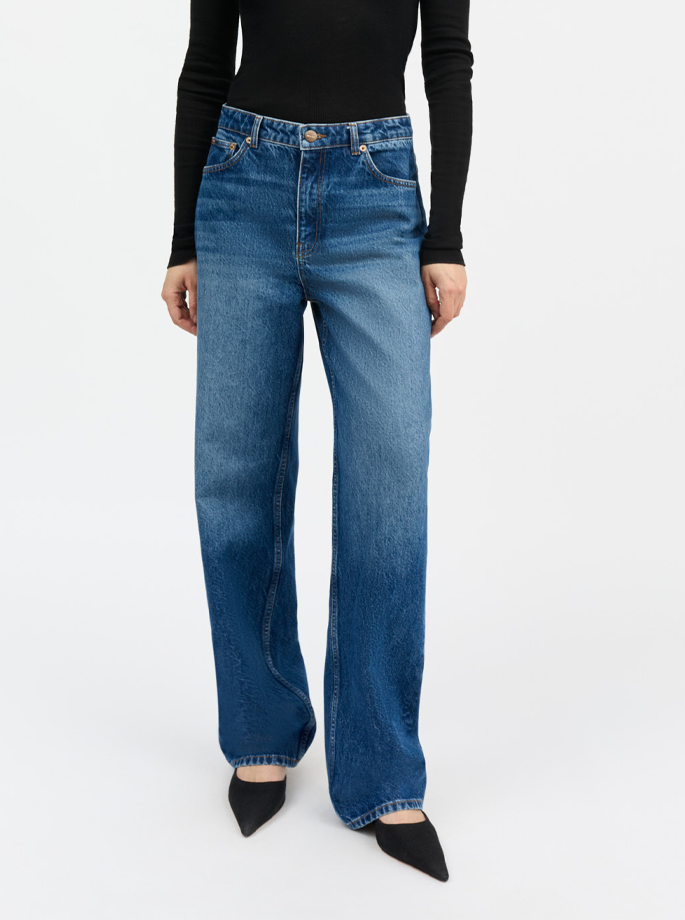 Shell - Allison Cropped Jeans Vintage Washed Blue