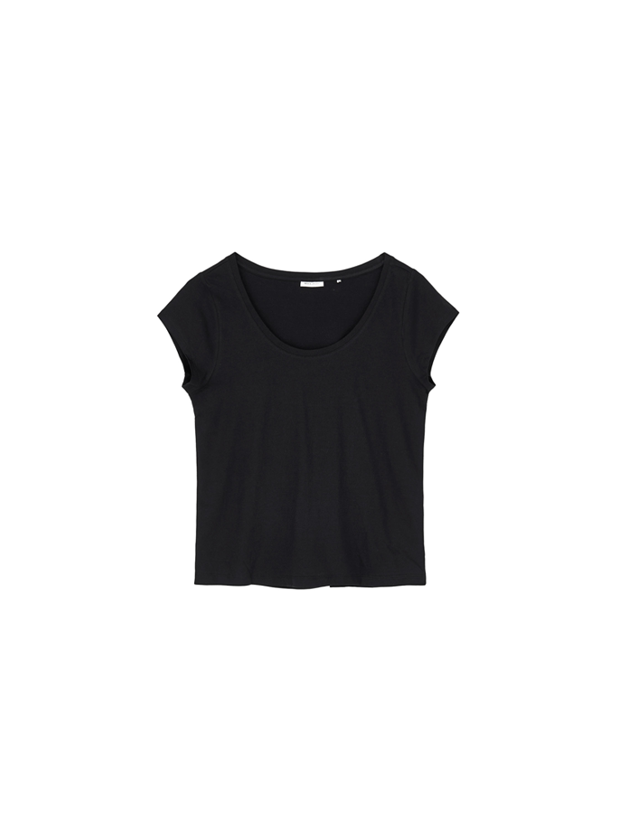 Skall Studio - Andy Wide Neck Tee Black