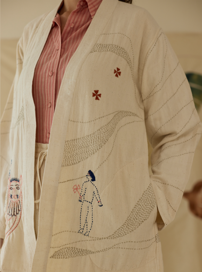 The Yogi Textiles - Devi Jakke Lys