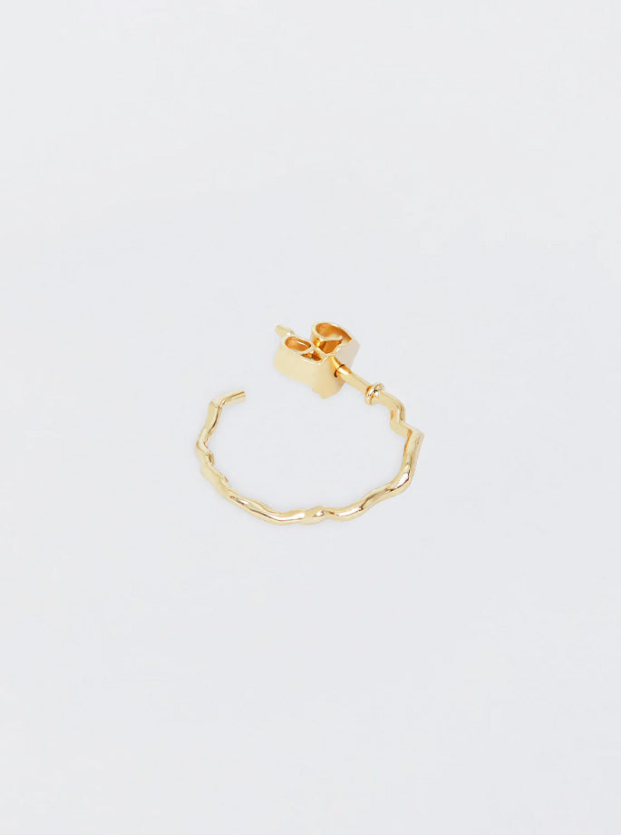 Trine Tuxen - Bea Hoop gold-plated sterling silver