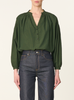 Vanessa Bruno - Nipoa Blouse Verte Fonce 
