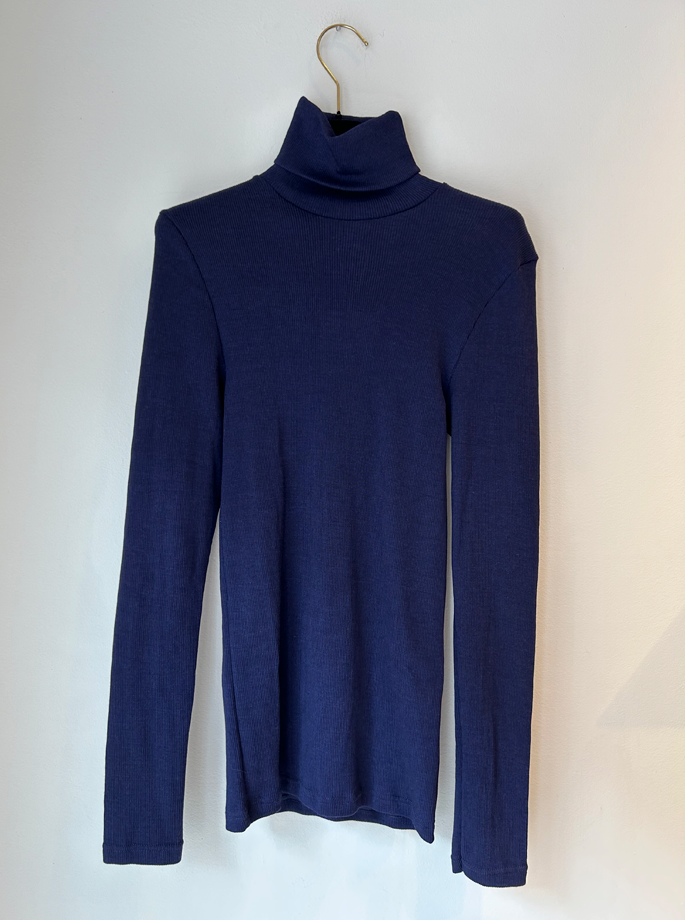 Armor Lux - L/S Turtleneck Indaco Navy 