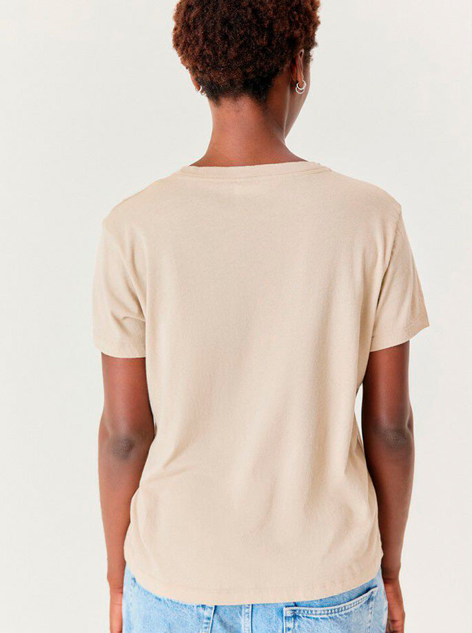 American Vintage - Apoly T-shirt oat melange