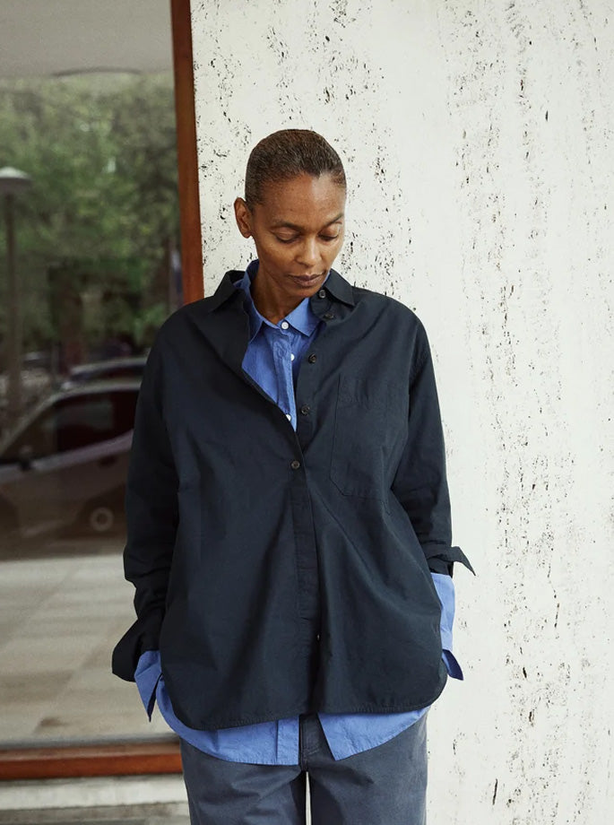 Aiayu - Lynette Shirt Fine Wool Dark Grey