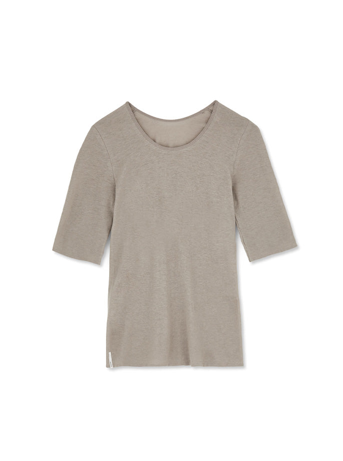 Aiayu - Gentle Tee Grey - Organic Fashion - ES Webshop