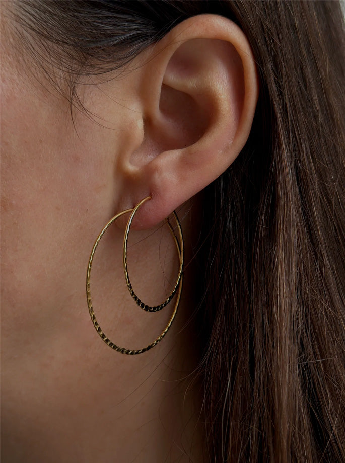 Pico - Alma Medium Hoops Gold