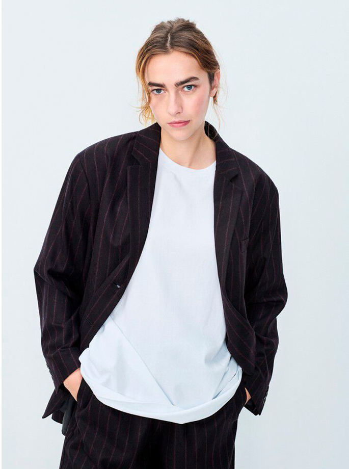 American Vintage - Dirow Blazer Rayures Marine