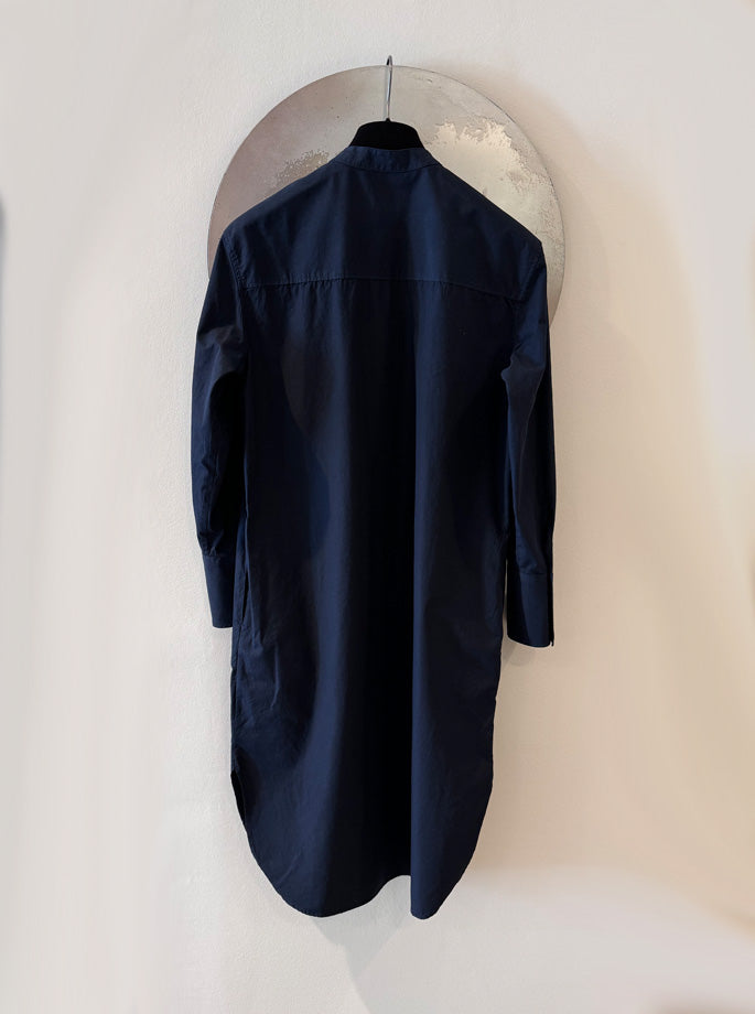 Bagutta - Rubyt Cotton Kjole Navy - Organic Fashion - ES Webshop