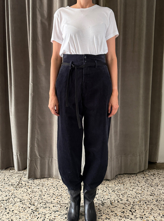 Barena Venezia - trousers Candiano Cinquecento navy corduroy