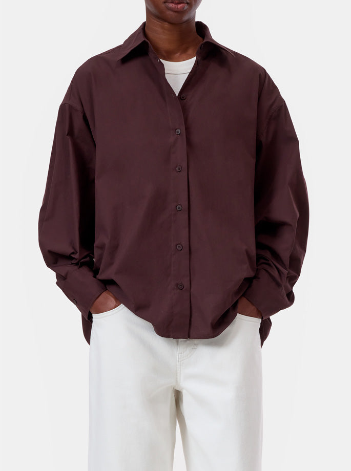 Closed - Cape skjorte cinder brown