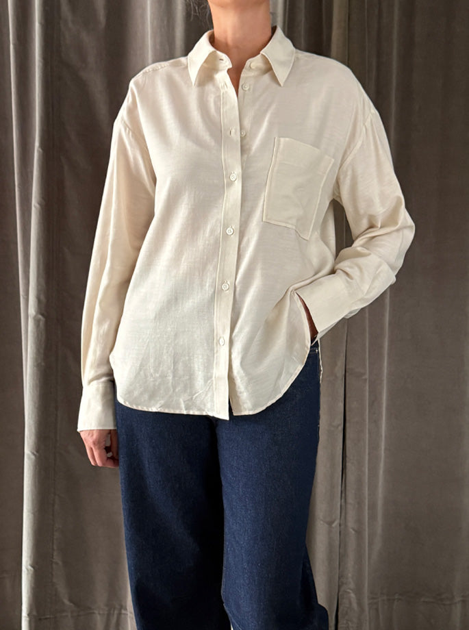 Closed - Oversized shirt Almond Cream