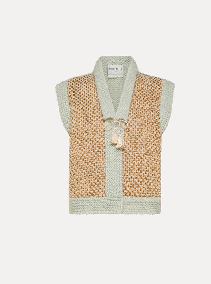 Forte Forte - My Jacket Tweed and Boucle' Knit Vest