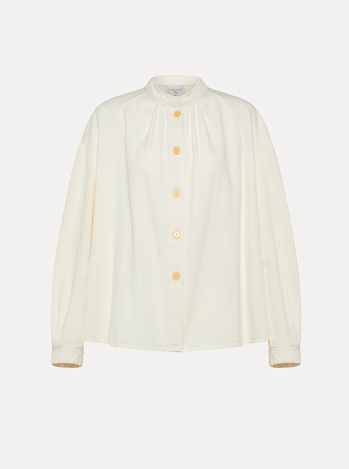 Forte Forte - My Shirt Fluid Cotton Bull Bohemian Giglio