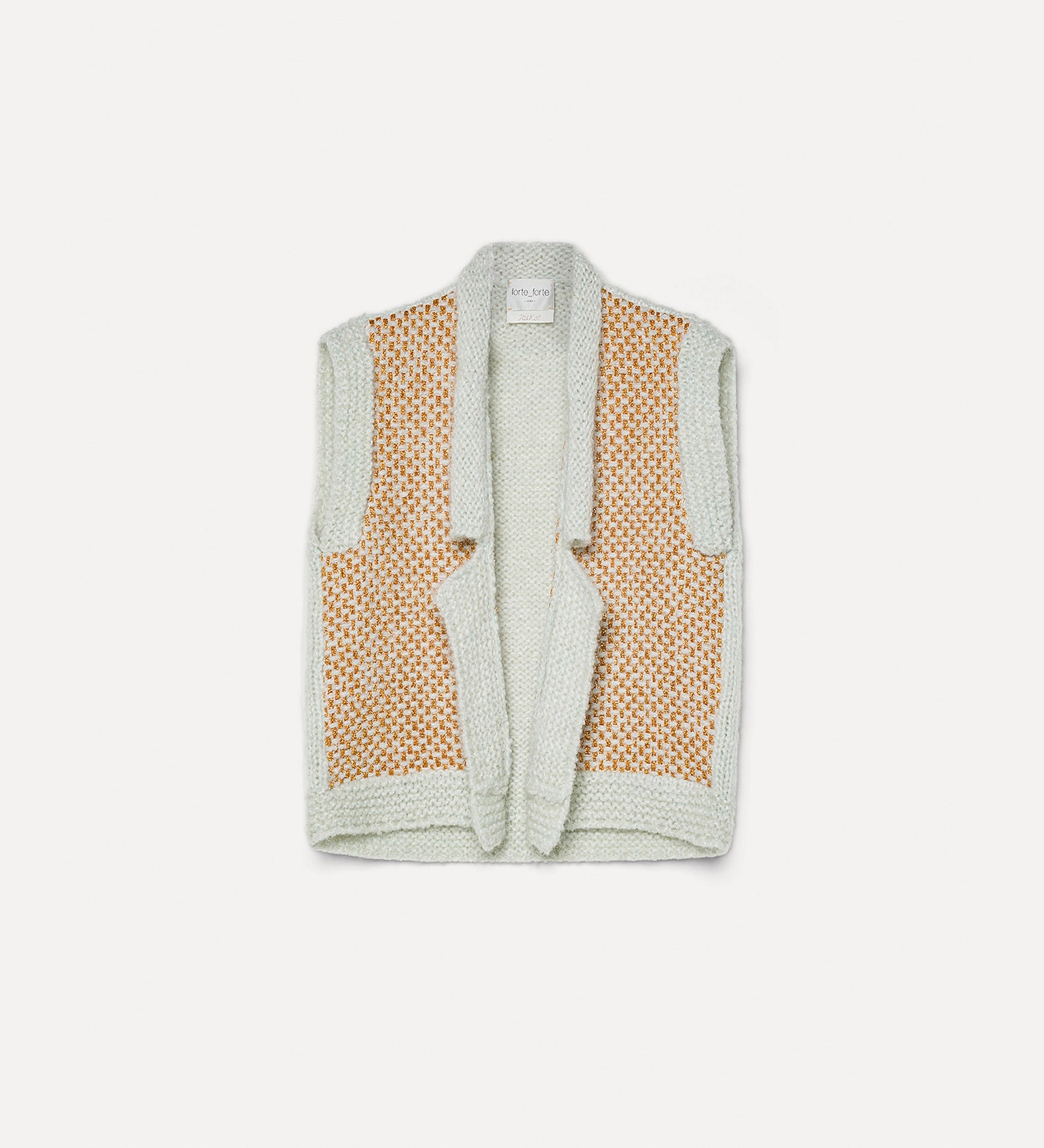 Forte Forte - My Jacket Tweed and Boucle' Knit Vest