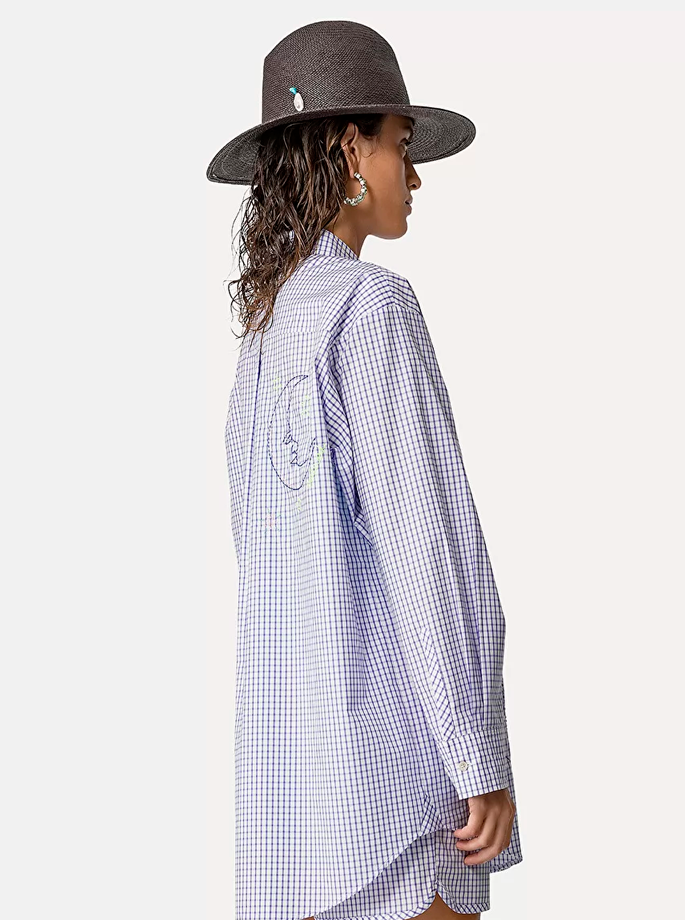 Forte Forte - My Shirt Embroidered Lilac