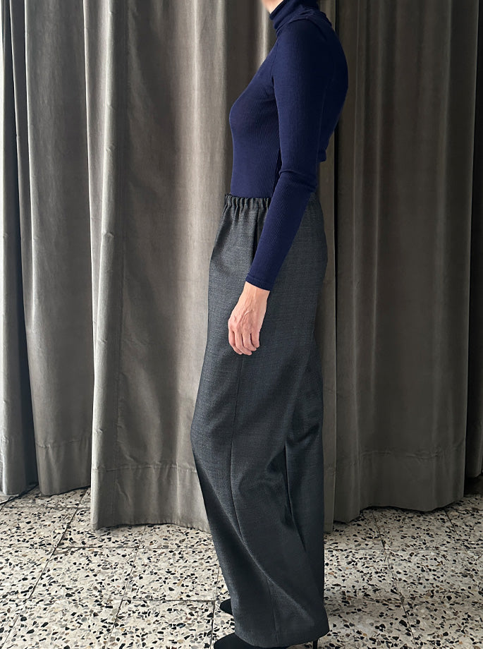 Forte Forte - My Pants Herringbone Anthracite
