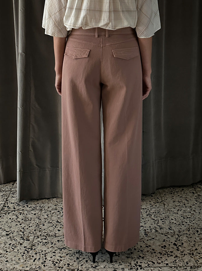 Forte Forte - My Pants High Waist Straight Mousse