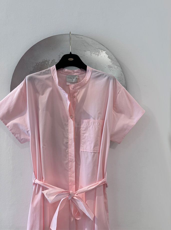 Forte Forte - My Dress Belted Light Rose - Organic Fashion - ES Webshop