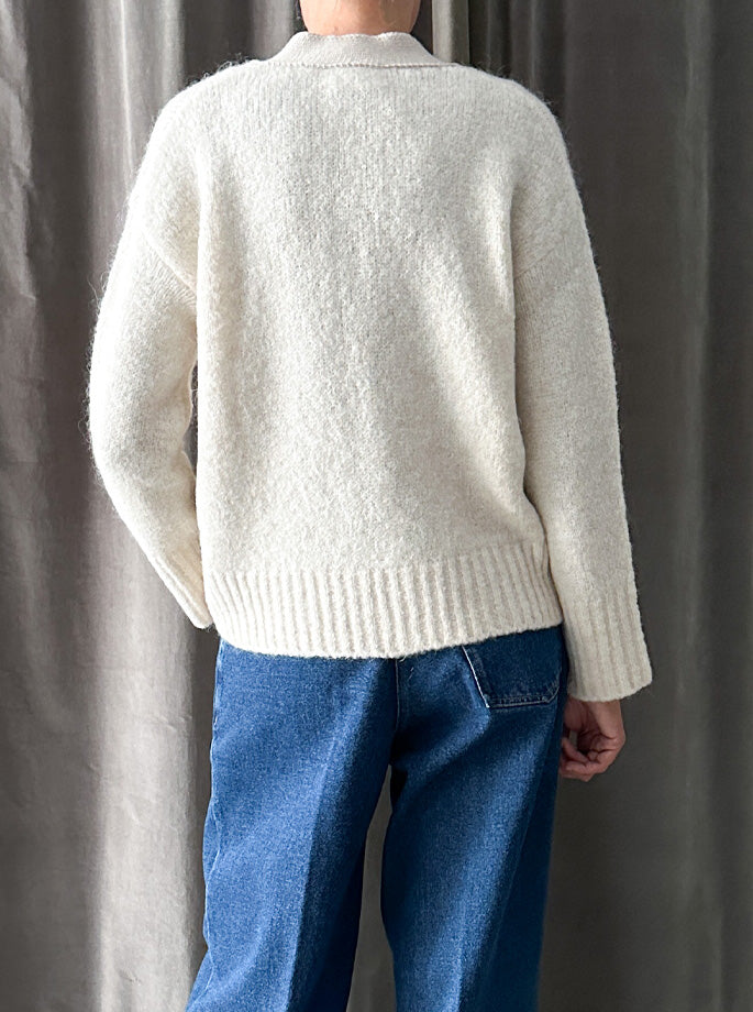 Forte Forte - My Knit Brushed Wool Mohair Cardigan Pluma 