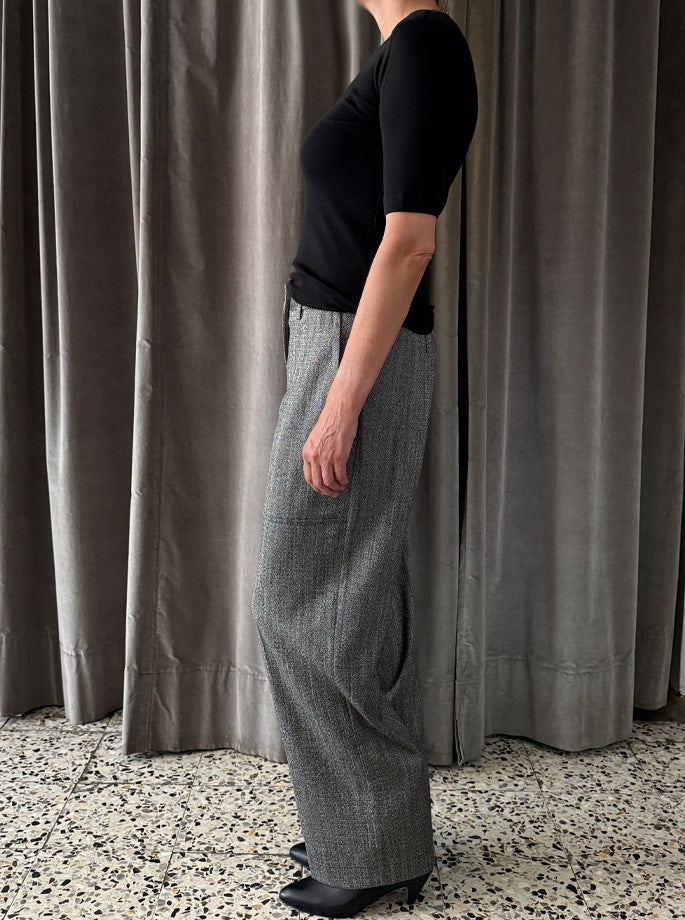 Forte Forte - My Pants Chevron Cargo Nero