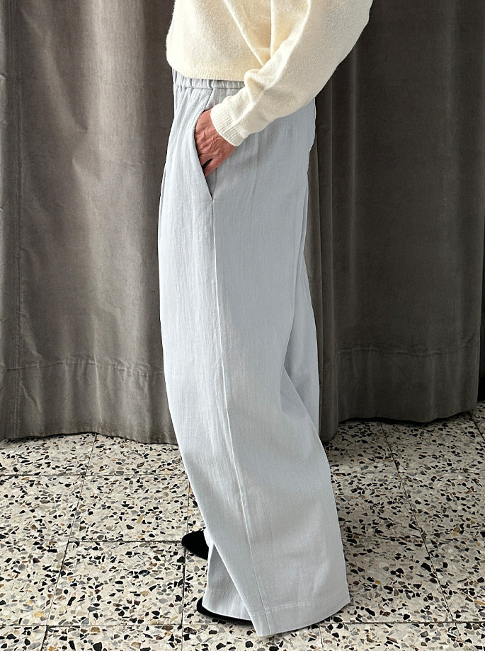 Forte Forte - My Pants Fluid Cotton Bull Regular Waist Pig