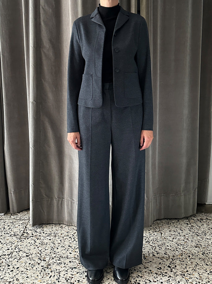 Harris Wharf - Palazzo Pants Anthracite